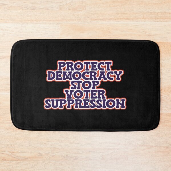 Item preview, Protect Democracy, Stop Voter Suppression - Patriot Text designed and sold by Chubuter.