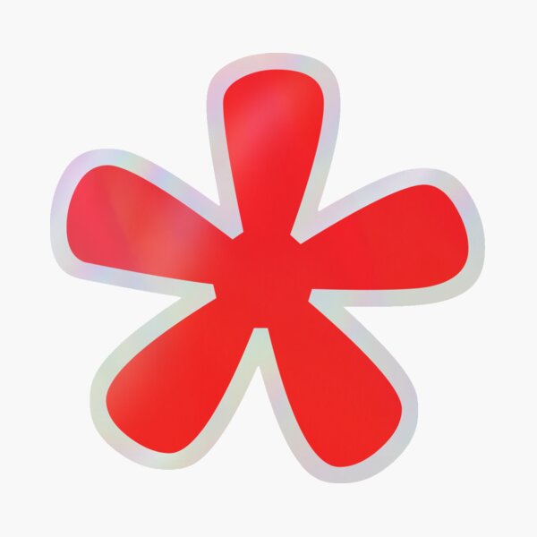 Red color Asterisk / Star mark / Star sign