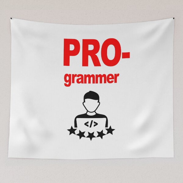 Item preview, PRO-grammer, Software Engineer, Programming Expert, Master Programmer designed and sold by Max-Wear.