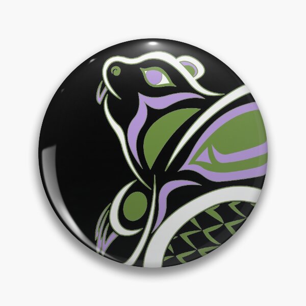 Item preview, Amik (Beaver) Genderqueer Pride designed and sold by KendraHowland.