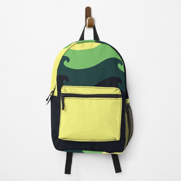 Item preview, Three Waves Design in Yellow and Green designed and sold by NamColors.