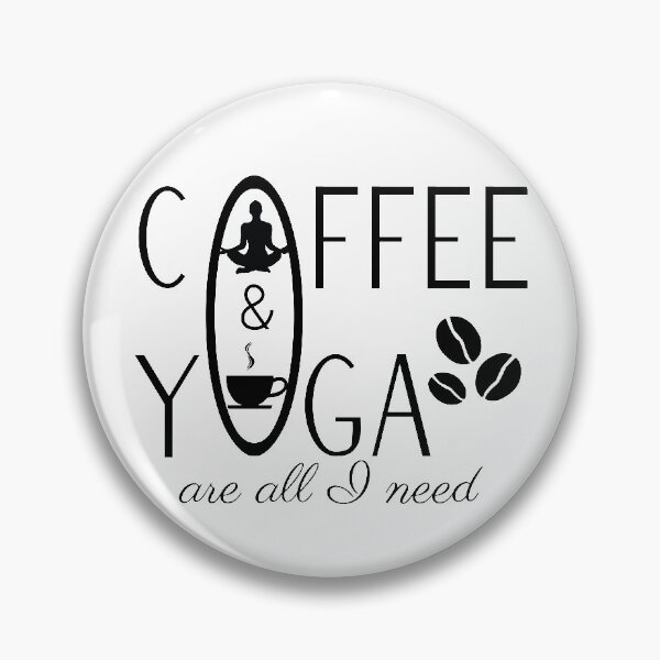 Item preview, Yoga and coffee - Coffee and yoga lovers designed and sold by Alice-Elgawi.