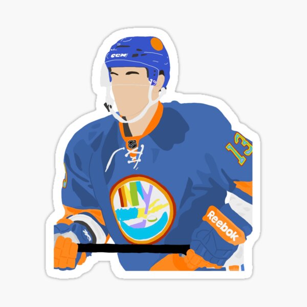 Mat Barzal Home Jersey Sticker for Sale by tijana01