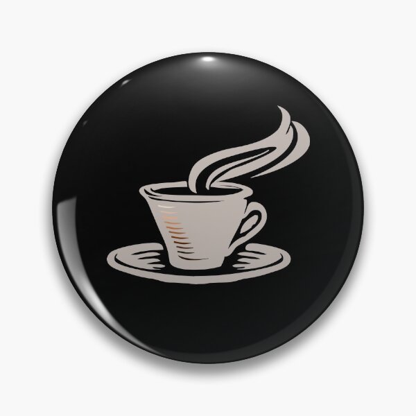 Item preview, Coffee Charging Battery funny energy levels aesthetic coffee cup and saucer with steam - Dark Mode edition designed and sold by Deegital18.