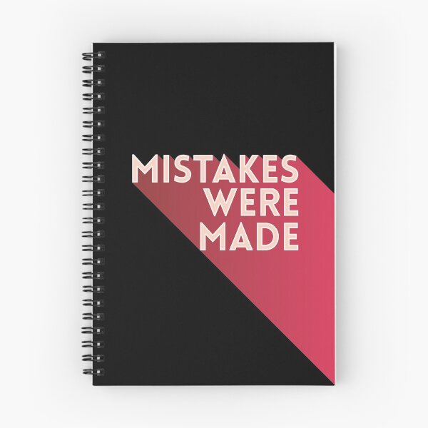 Item preview, Mistakes Were Made - Minimal - Red And Peach designed and sold by crazycollective.