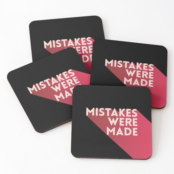 Item preview, Mistakes Were Made - Minimal - Red And Peach designed and sold by crazycollective.