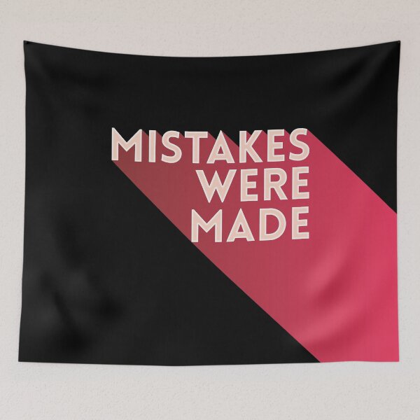 Item preview, Mistakes Were Made - Minimal - Red And Peach designed and sold by crazycollective.