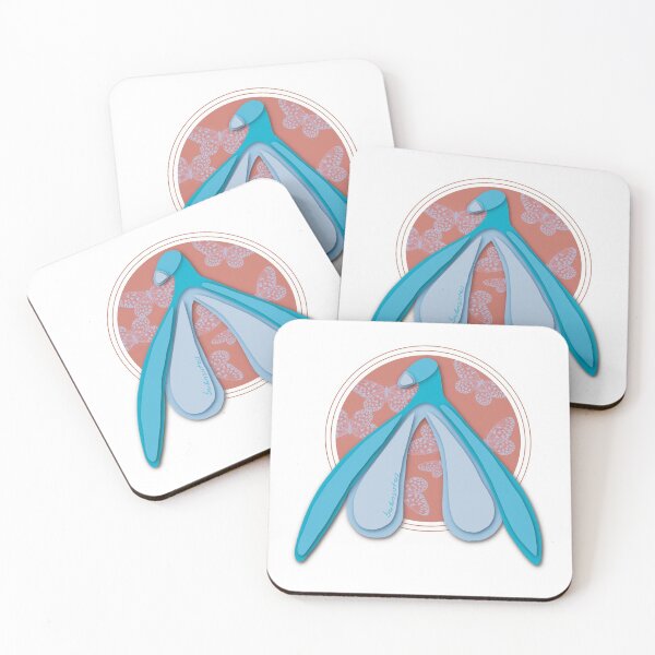 Item preview, Blue Clit papercut  designed and sold by berlinsisters.
