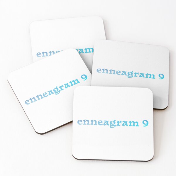 Item preview, Enneagram 9 Blue Gradient Sticker designed and sold by kryswimberly.