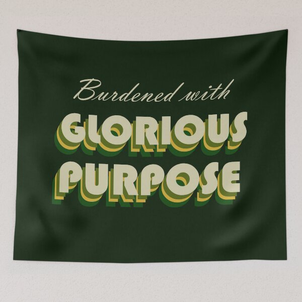 Item preview, Burdened With Glorious Purpose designed and sold by Moontagonist.