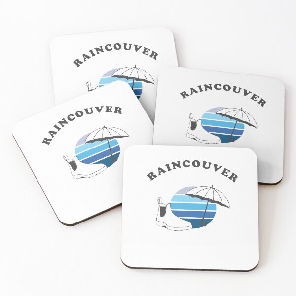 Item preview, Raincouver Blundstone + umbrella illustration designed and sold by DesignCrazies.