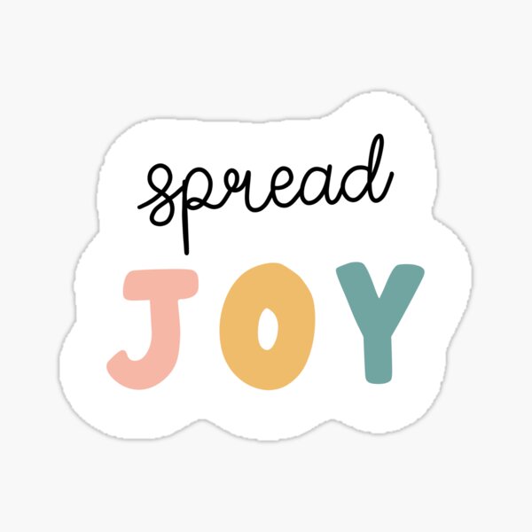 Spread Kindness and Joy Sticker – Threads of Kindness