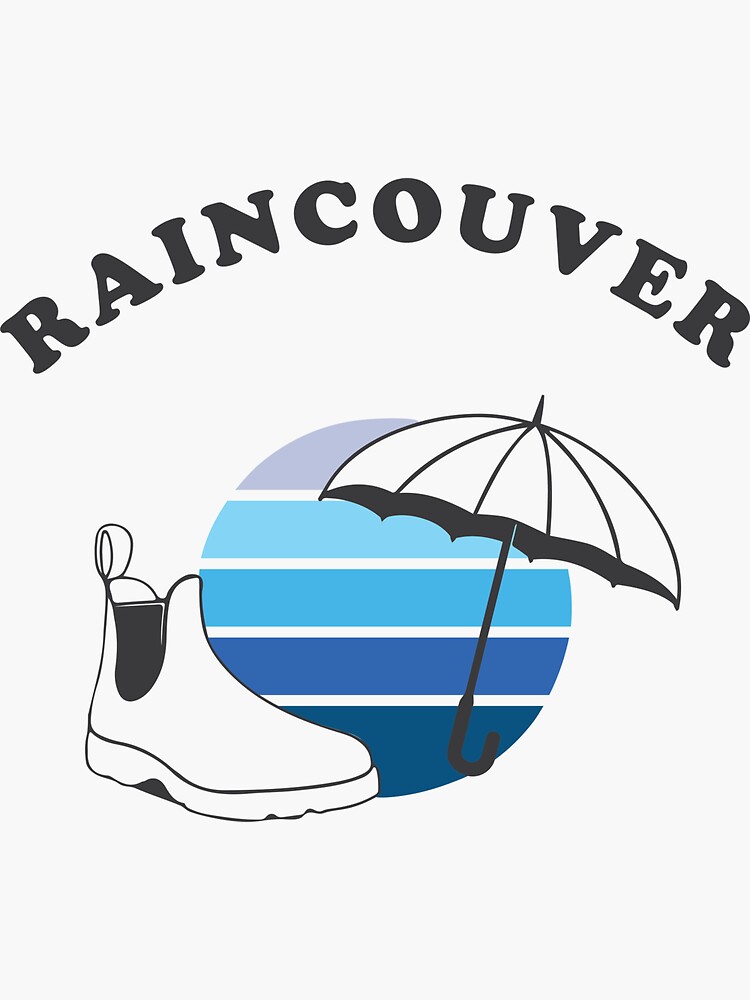 Raincouver Blundstone umbrella illustration