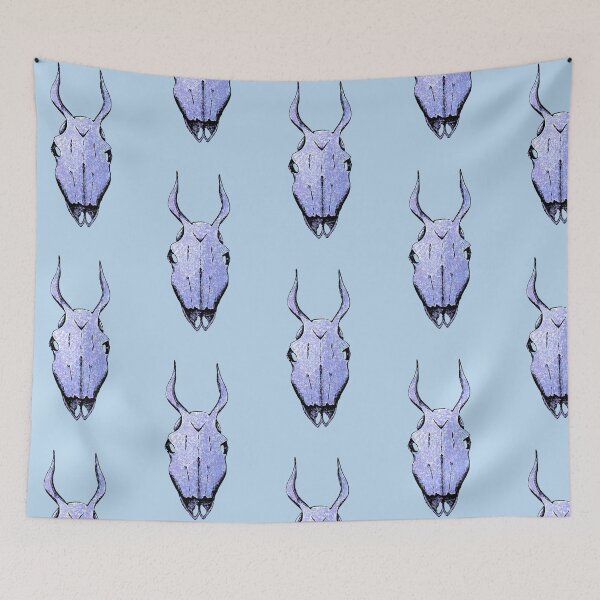 Item preview, Blue Deer Skull designed and sold by WildandDivine.