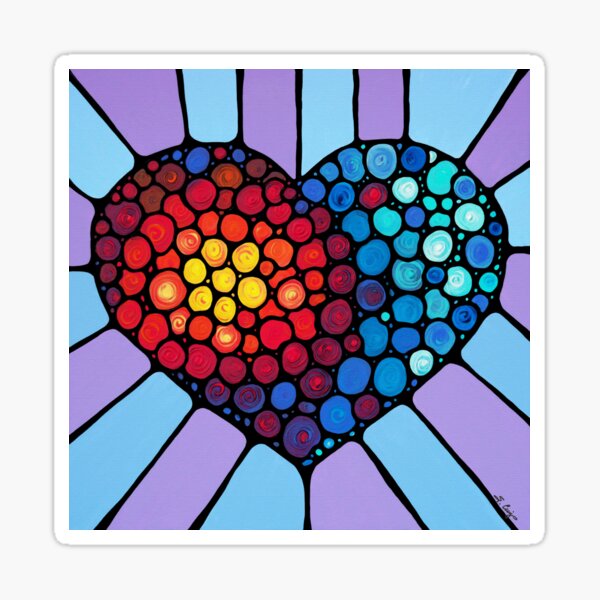 Sticker Herzbilder Redbubble