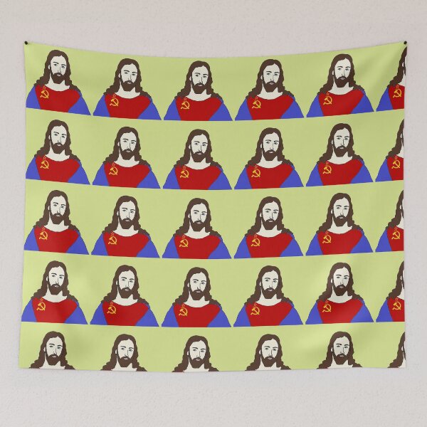 Item preview, Communist Jesus Hammer and Sickle Design designed and sold by RevolutionInPaint.