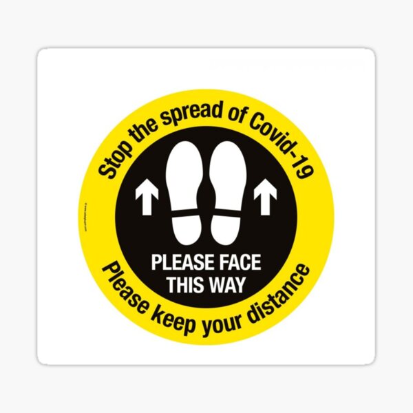 Item preview, Social Distancing Lift Graphics designed and sold by warning signs.