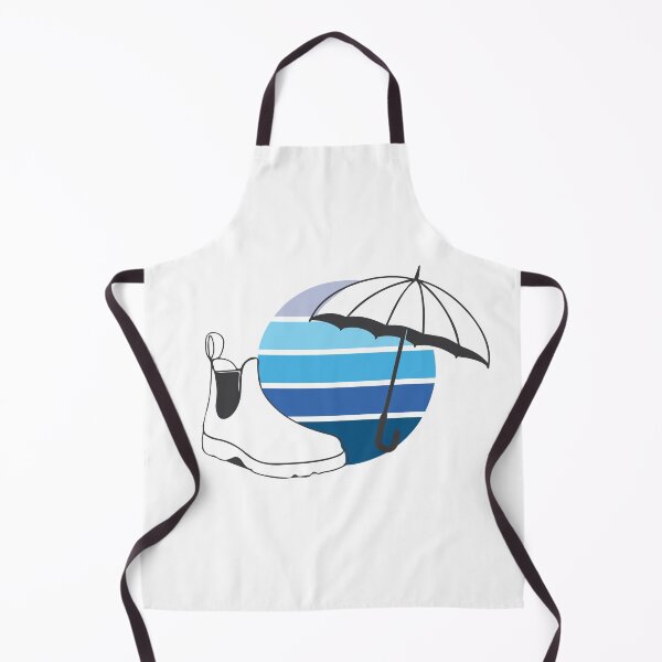 Item preview, blundstone + umbrella illustration designed and sold by DesignCrazies.