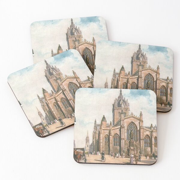 Item preview, Vintage Illustration of St. Giles Cathedral, Edinburgh designed and sold by yourscotland.