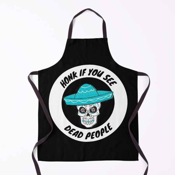 Item preview, Honk If You See Dead People - Cool Skull with Hat design designed and sold by LordAudes.