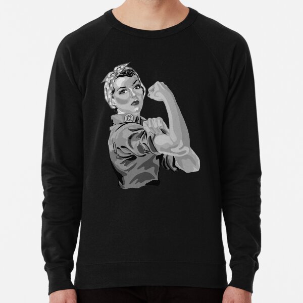 Item preview, Rosie The Riveter in Shades of Gray designed and sold by Unhinged Heather.