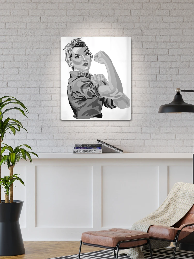 Rosie the Riveter Matted Print 5x7 Matted for 8x10 