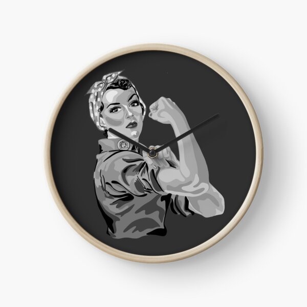 Item preview, Rosie The Riveter in Shades of Gray designed and sold by Unhinged Heather.