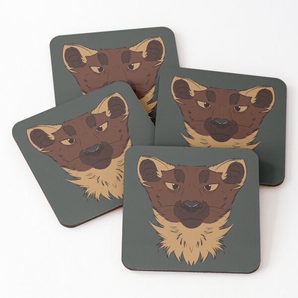 Item preview, Pine Marten Symmetry Graphic designed and sold by HarpWyrmDraws.