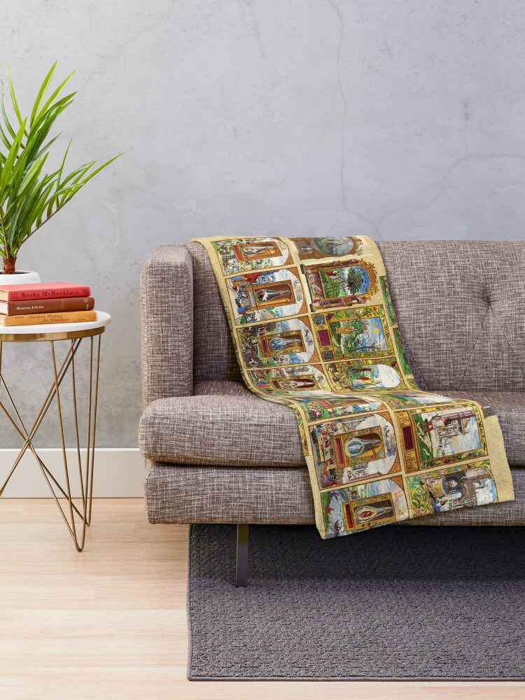 Alternate view of Splendor Solis Throw Blanket