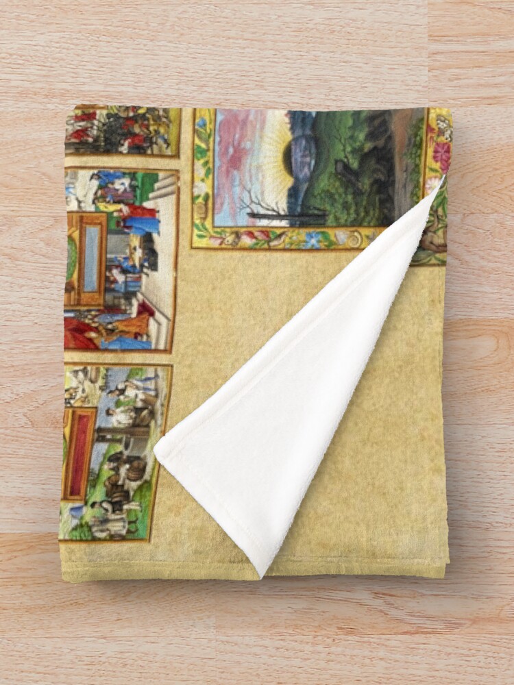 Alternate view of Splendor Solis Throw Blanket