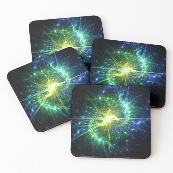 Item preview, Beautiful Abstract Pattern Of Colored Smooth Lines On A Black Background designed and sold by tatkhagata.