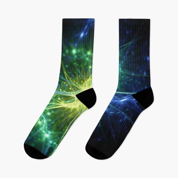 Item preview, Beautiful Abstract Pattern Of Colored Smooth Lines On A Black Background designed and sold by tatkhagata.