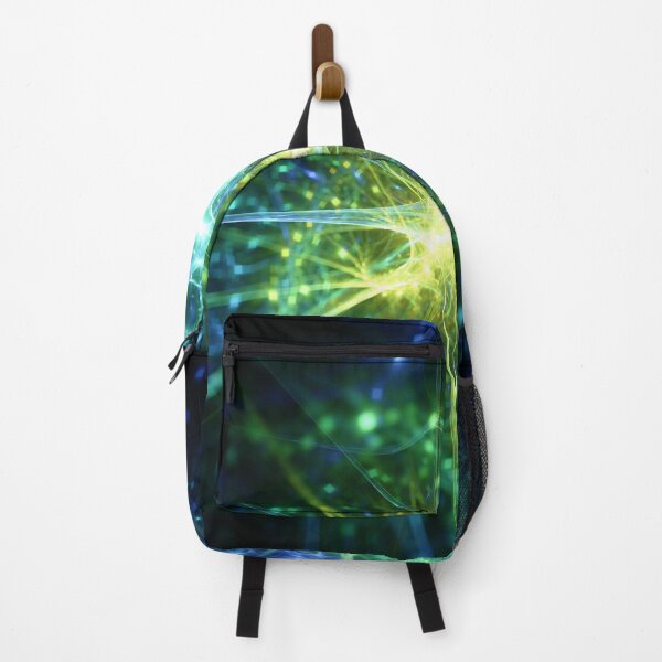 Item preview, Beautiful Abstract Pattern Of Colored Smooth Lines On A Black Background designed and sold by tatkhagata.