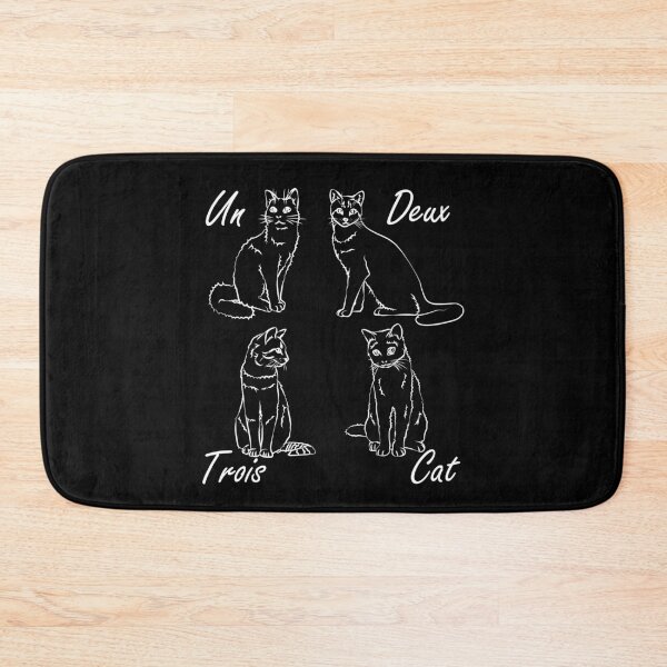 Item preview, Un Deux Trois Cat - French designed and sold by TheInkElephant.