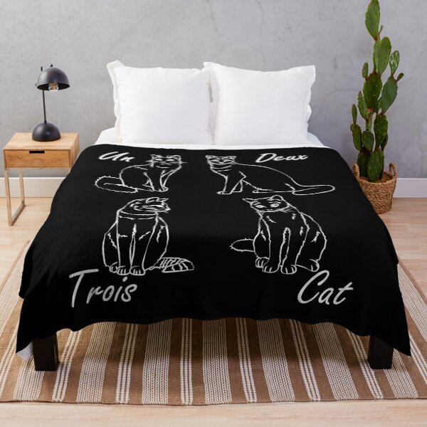 Item preview, Un Deux Trois Cat - French designed and sold by TheInkElephant.