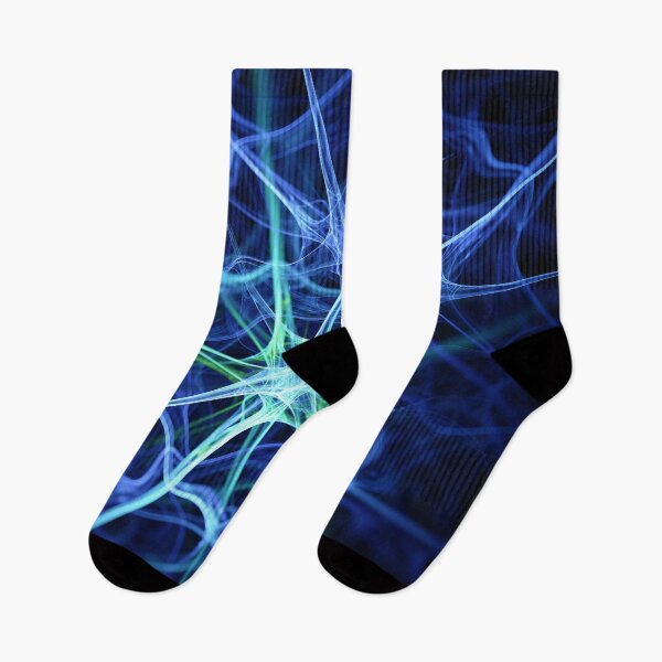 Item preview, Beautiful Abstract Pattern Of Colored Smooth Lines On A Black Background designed and sold by tatkhagata.