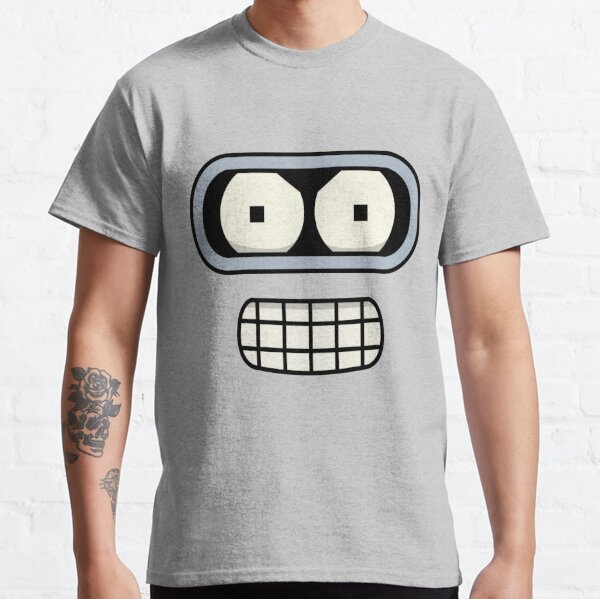 Fry and Bender Futurama Outkast’s Stankonia Album Cover Comedy Black T-Shirt 