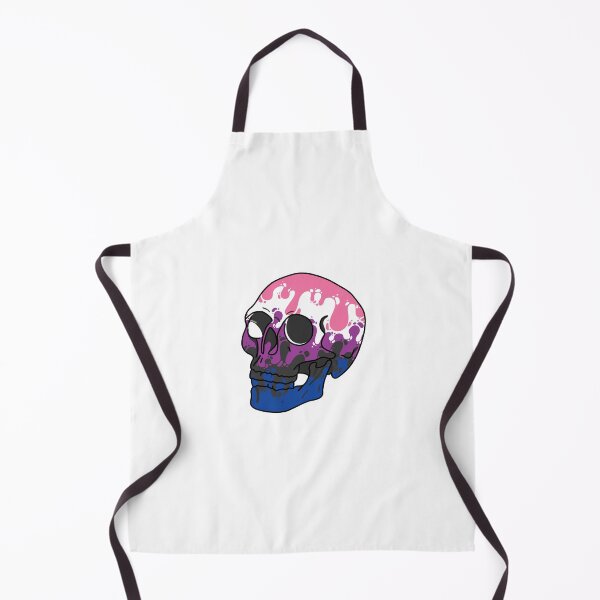 Item preview, GENDERFLUID PRIDE SKULL designed and sold by KAHADEYERO.