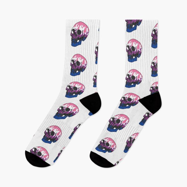 Item preview, GENDERFLUID PRIDE SKULL designed and sold by KAHADEYERO.