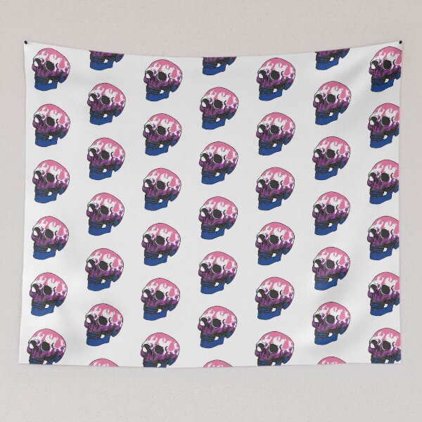 Item preview, GENDERFLUID PRIDE SKULL designed and sold by KAHADEYERO.