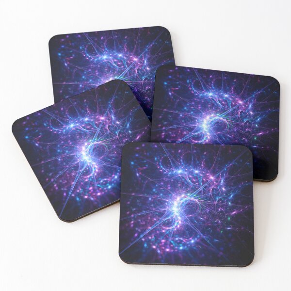 Item preview, Beautiful Abstract Pattern Of Colored Smooth Lines On A Black Background designed and sold by tatkhagata.
