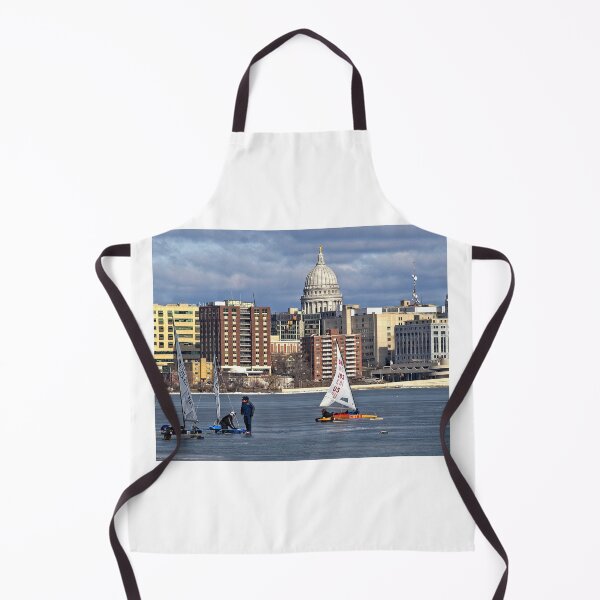 Item preview, Ice boats and Capitol, Madison, Wisconsin 2 designed and sold by StevenRalserPhoto.