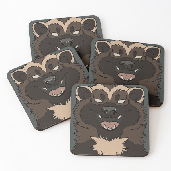Item preview, Wolverine Animal Symmetry Graphic designed and sold by HarpWyrmDraws.