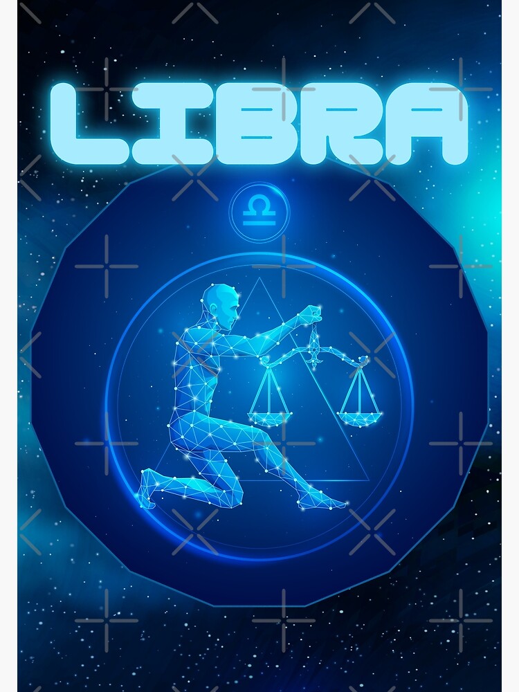 LIBRA Astrology Zodiac Sign Poster