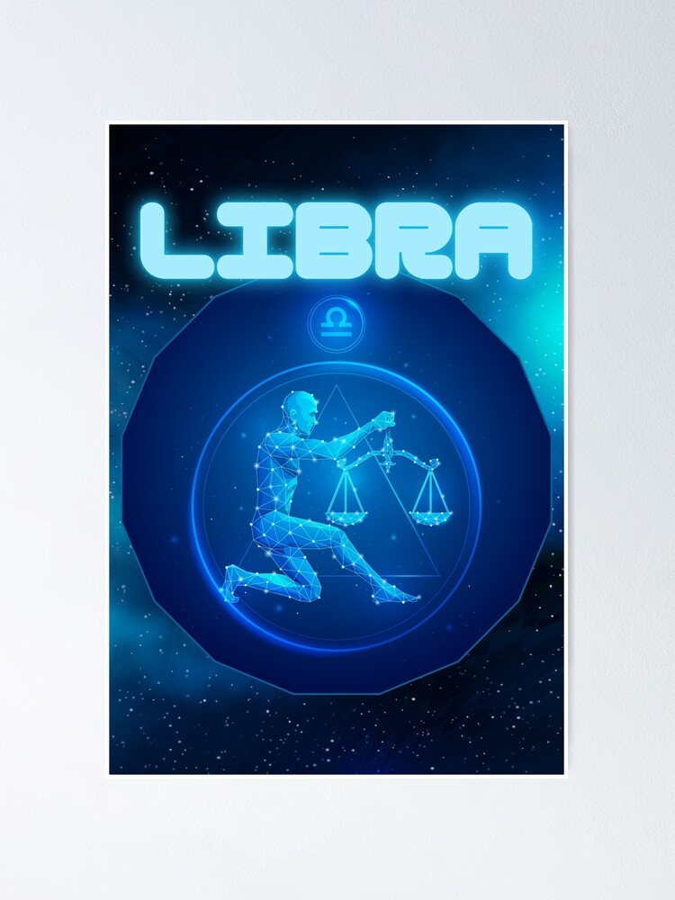 LIBRA Astrology Zodiac Sign Poster