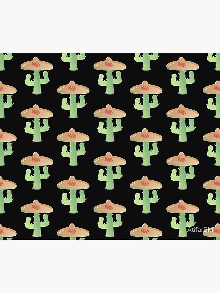 Discover Desert cactus  pattern Premium Matte Vertical Poster