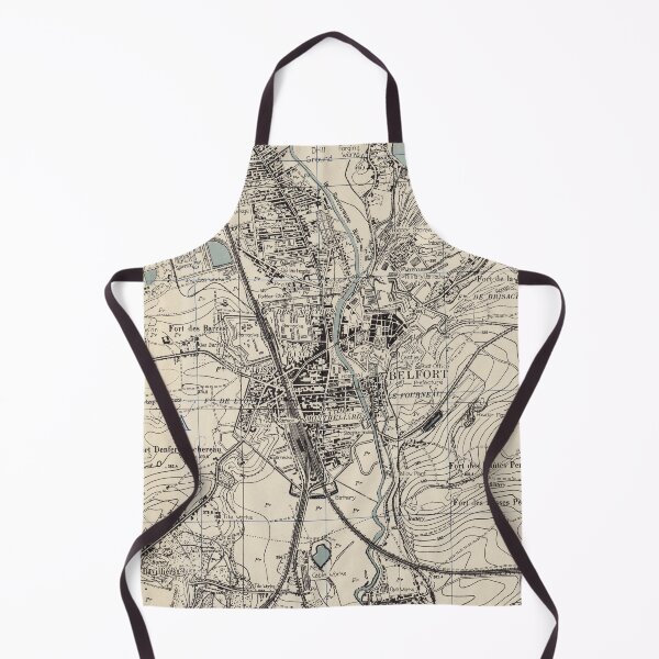 Item preview, Old Belfort France Map (1943) Vintage Beffort City Atlas designed and sold by BravuraMedia.