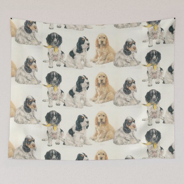 Item preview, English Cocker Spaniel Puppies designed and sold by BarbBarcikKeith.