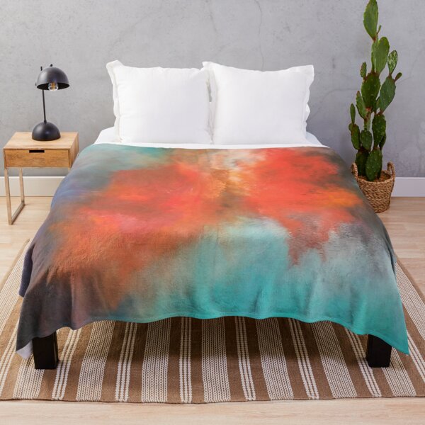 Item preview, Orange Abstract Thunder Clouds designed and sold by LisWilliams.