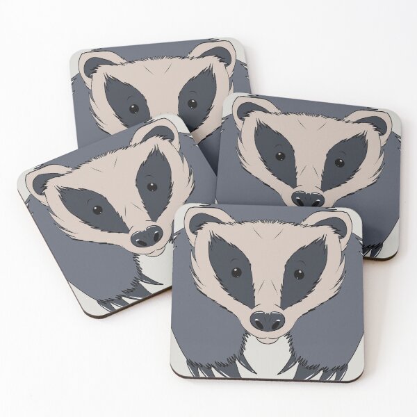 Item preview, Badger Symmetry Graphic designed and sold by HarpWyrmDraws.